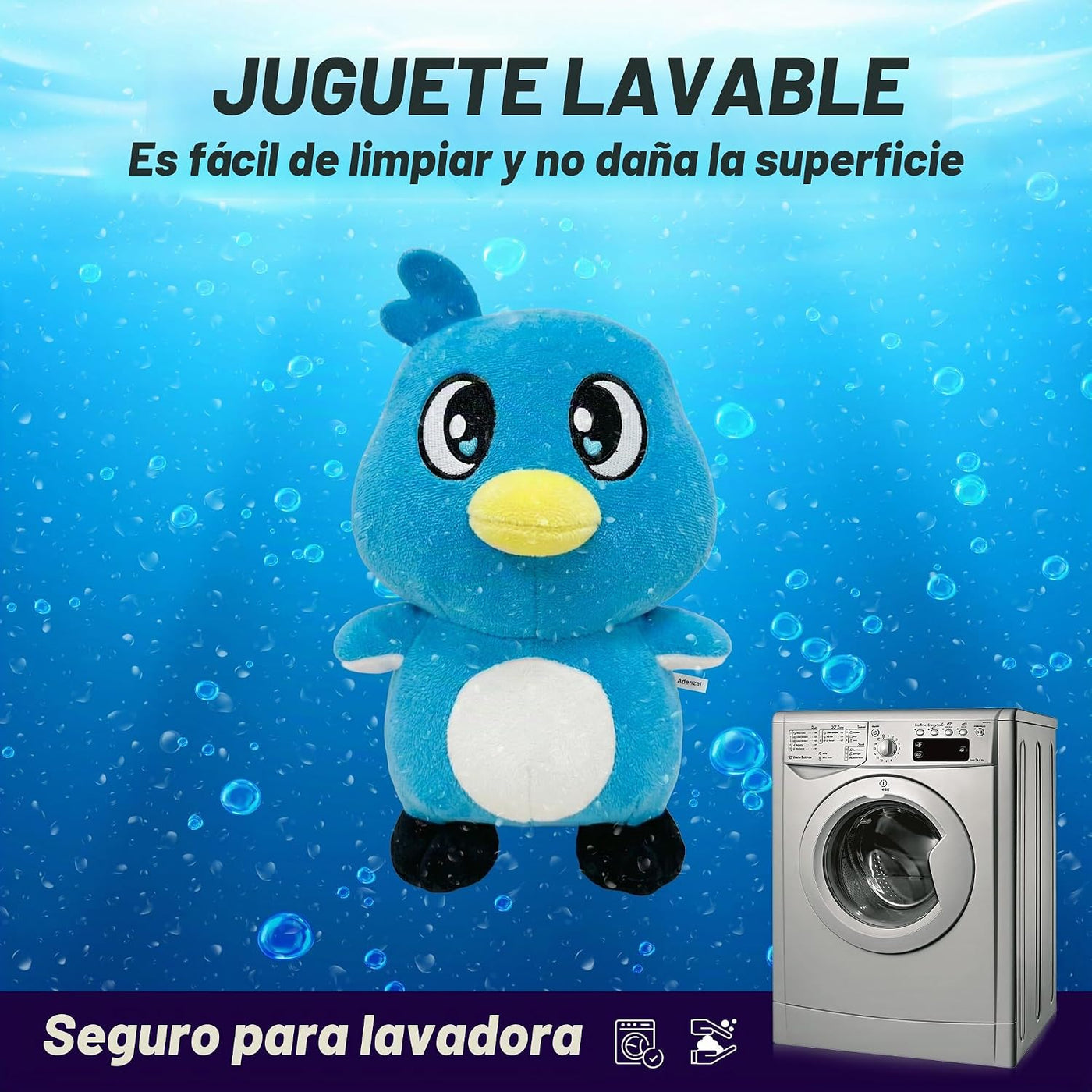 Adenzai Milo - Juguete de peluche suave y lindo, muñeco de personaj...