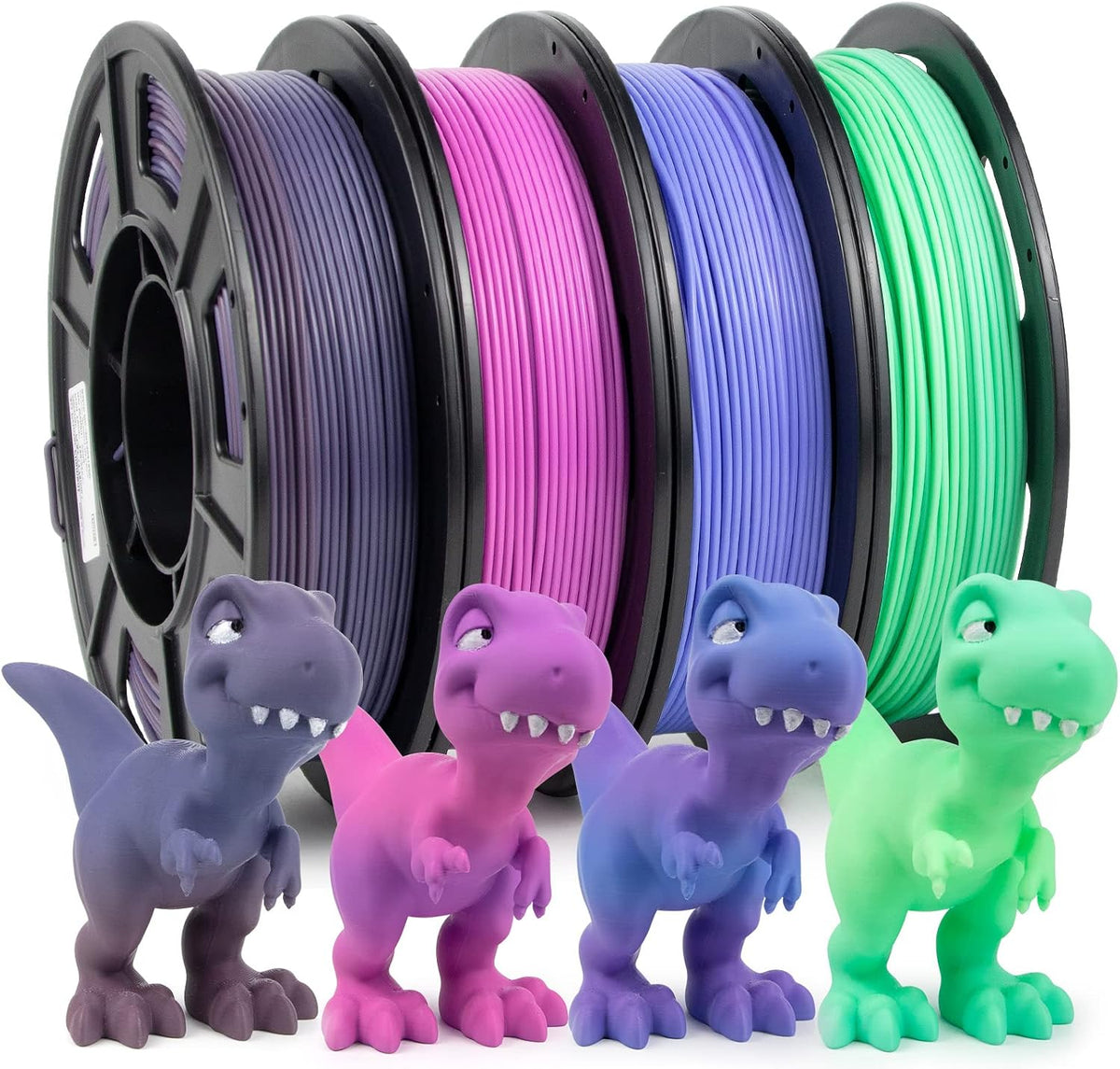 iSANMATE - Filamento de impresora 3D PLA+ de 1\/16 pulgadas multico...
