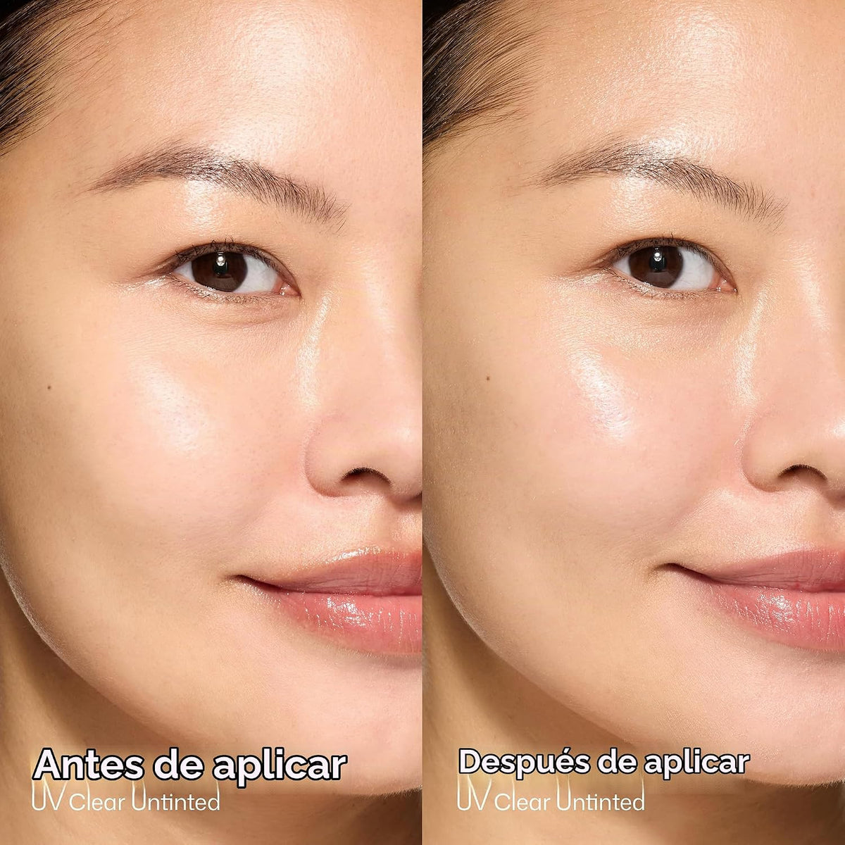 Protector solar facial transparente UV EltaMD con óxido de zinc, si...
