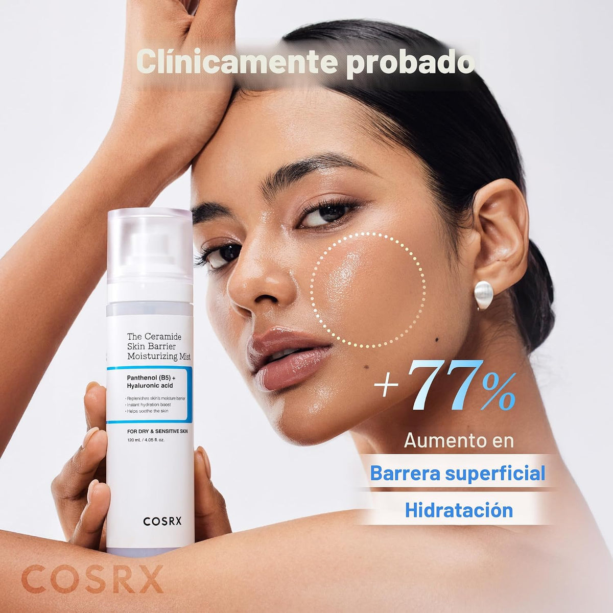 COSRX Barrier Cream Face Mist, tóner lechoso para cara, 4.06 fl.oz...