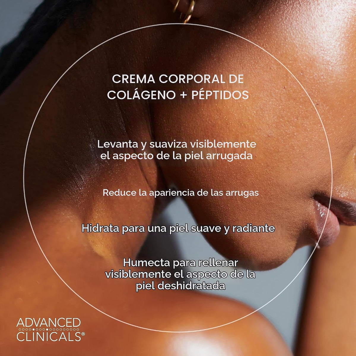 Advanced Clinicals Péptidos de colágeno loción corporal reafirmante...