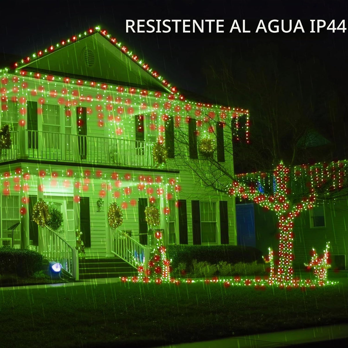 TW SHINE - Luces de Navidad rojas y verdes, 1000 luces LED de 328 p...