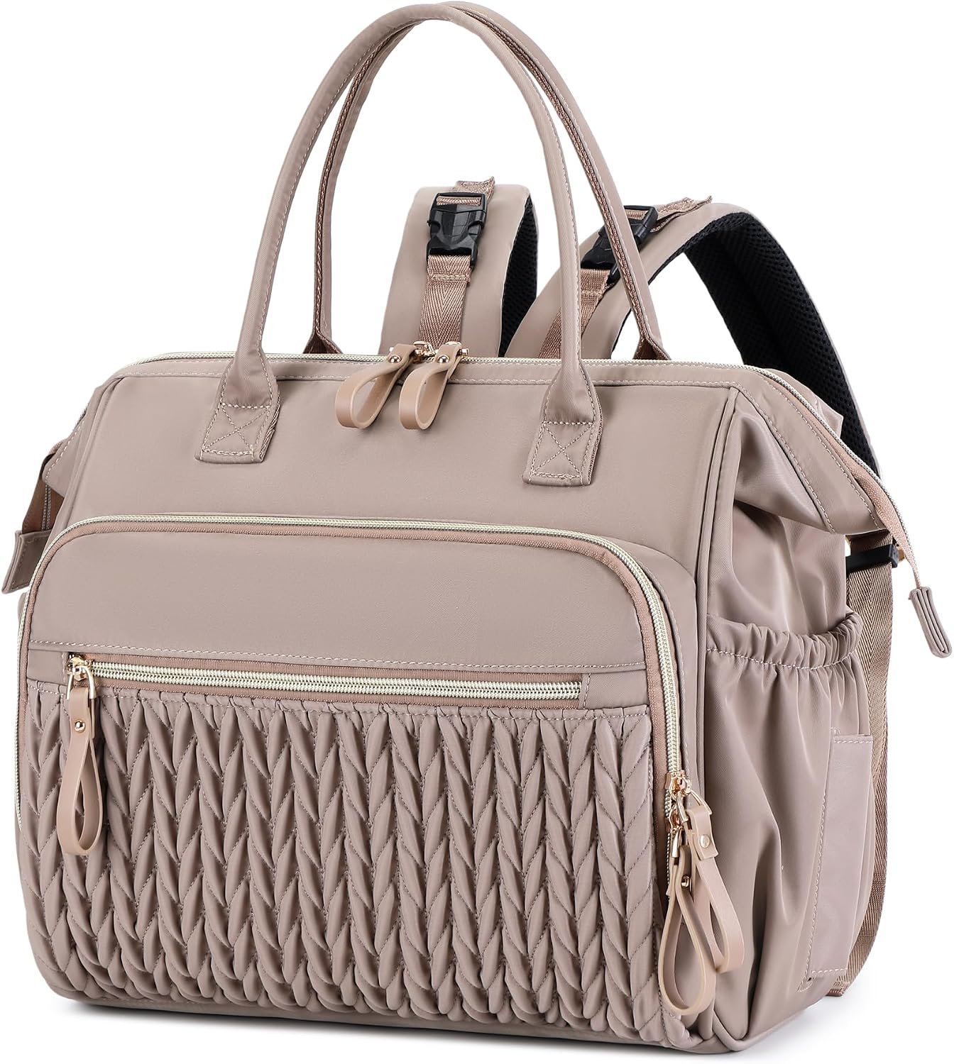 LORADI Bolsa de pañales grande Tote (Beige-1, L-20L) | 14 bolsillos...