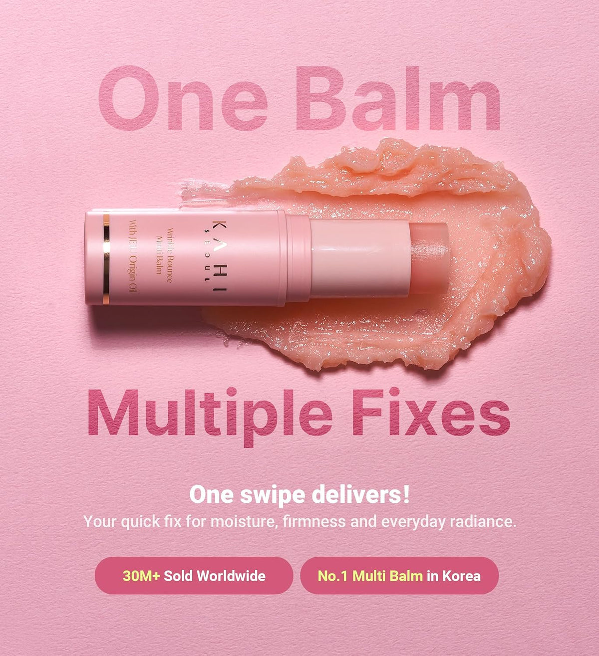 KAHI - Wrinkle Bounce Multi Balm, bálsamo hidratante todo en uno, c...