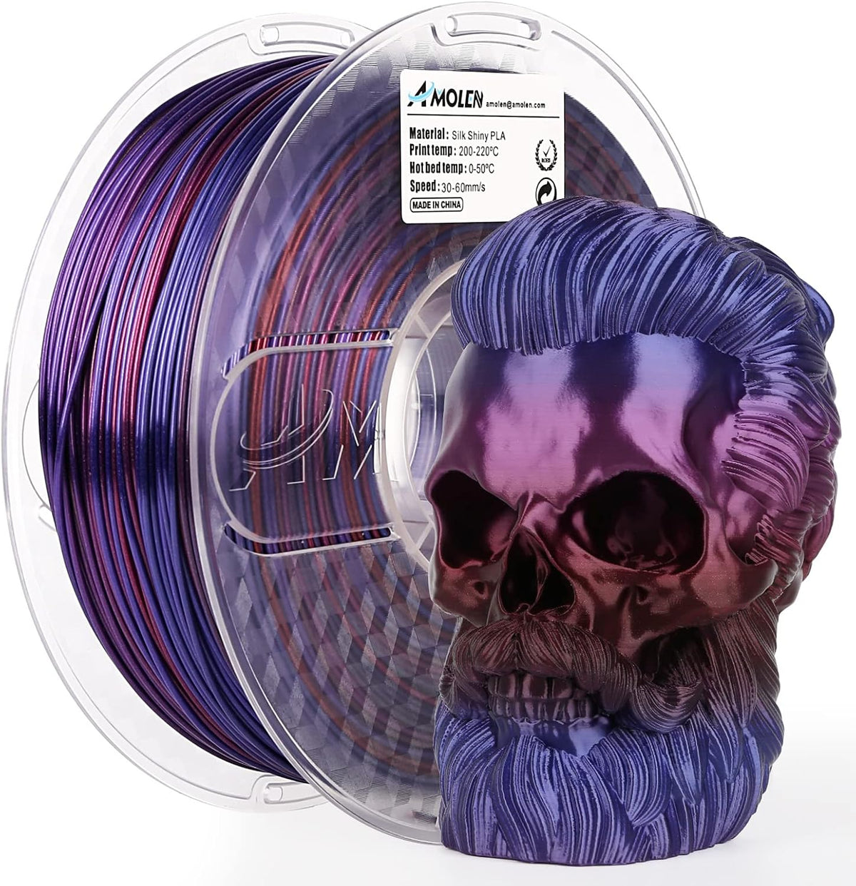 AMOLEN - Filamento de ácido poliláctico para impresora 3D, 1.75 mm,...