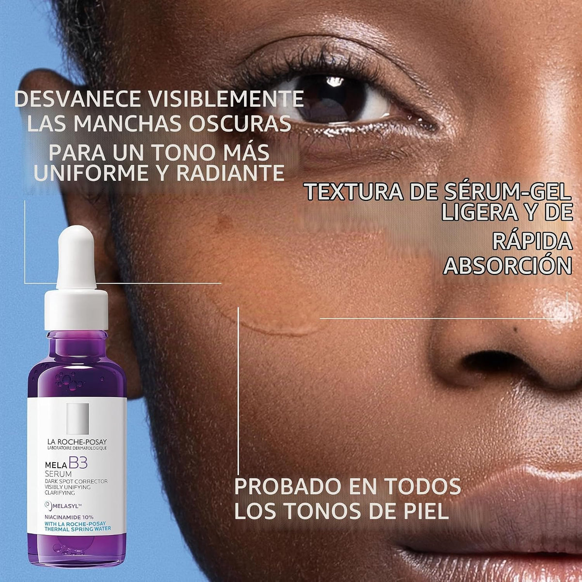 La Roche-Posay Mela B3 Serum, corrector de manchas oscuras con mela...