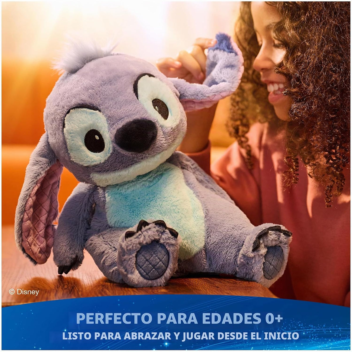 GUND Disney Oh So Snuggly Stitch - Juguete de peluche oficial de 12...