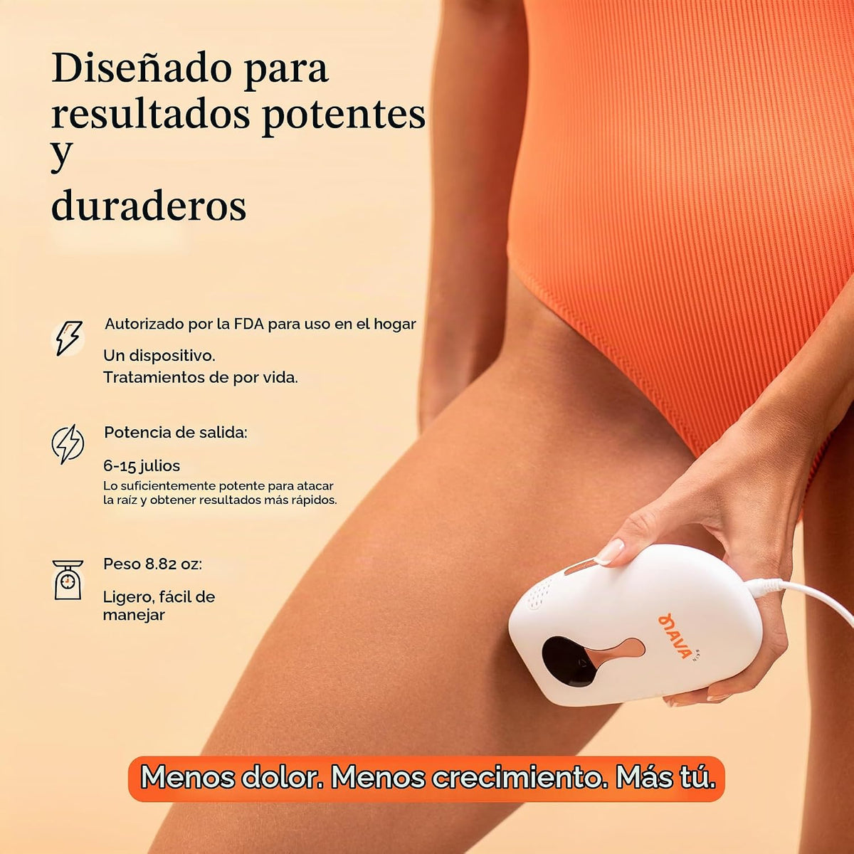 Navaskin Mini Pro - Dispositivo de depilación IPL para mujeres y ho...