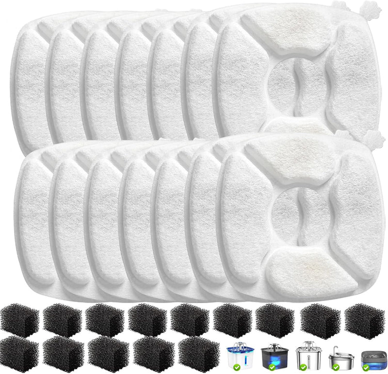 28 filtros de repuesto para fuente de agua para gatos, paquete de 1...
