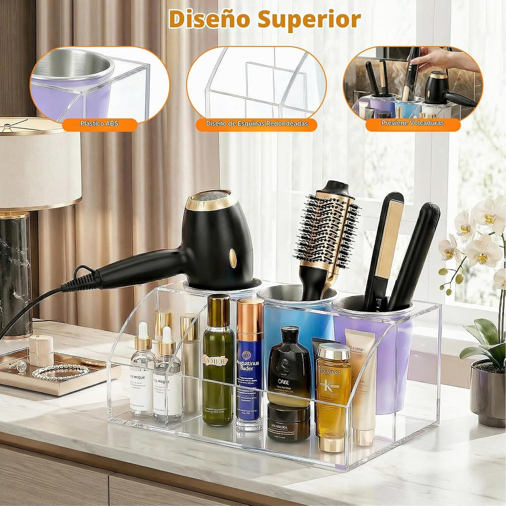 Organizador de herramientas para el cabello, organizador y almacena...