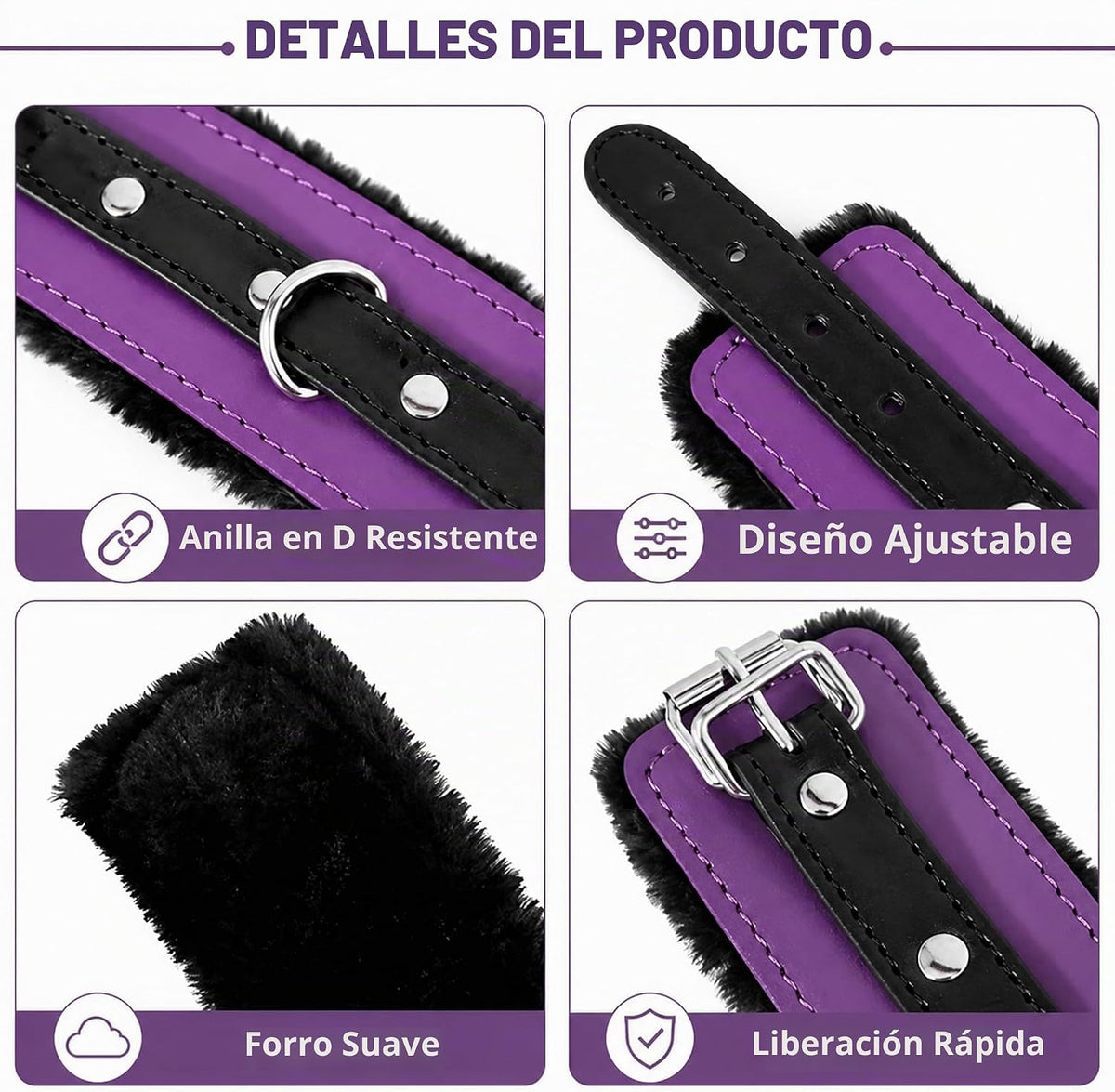 BDSM - Kits de restricción de bondage, 12 piezas, juguetes sexuales...