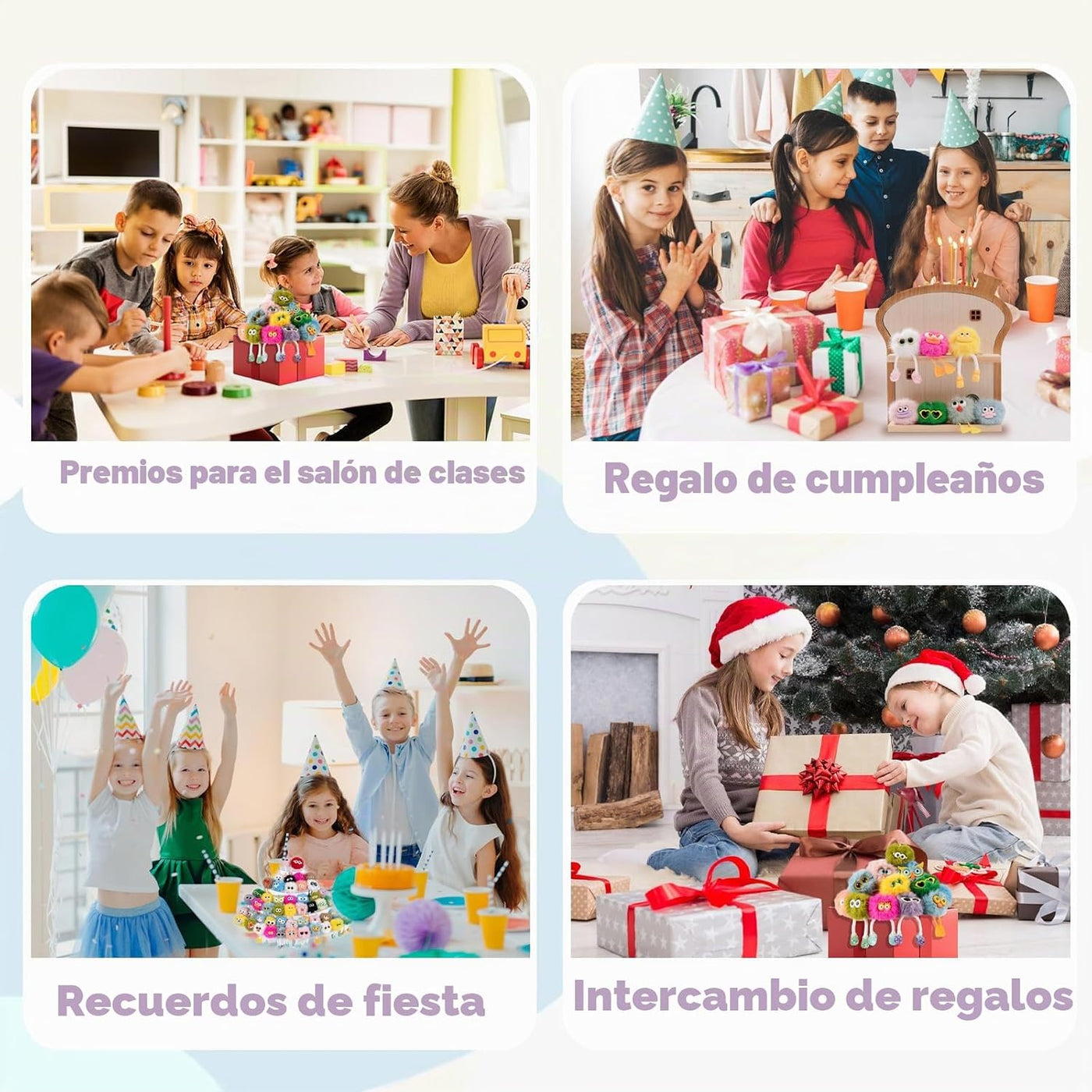 OMyFav 48 llaveros para recuerdos de fiesta, divertidos llaveros pa...