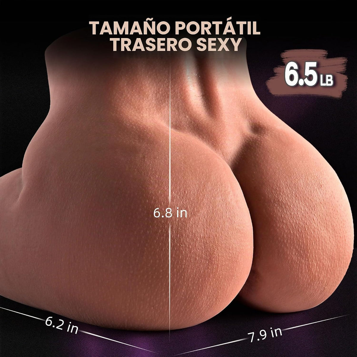 Masturbador masculino de trigo de 6.5 libras, muñeca sexual para ho...