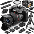 Cámara digital de 8K y 64MP para fotografía, zoom de 48X (óptico 16...
