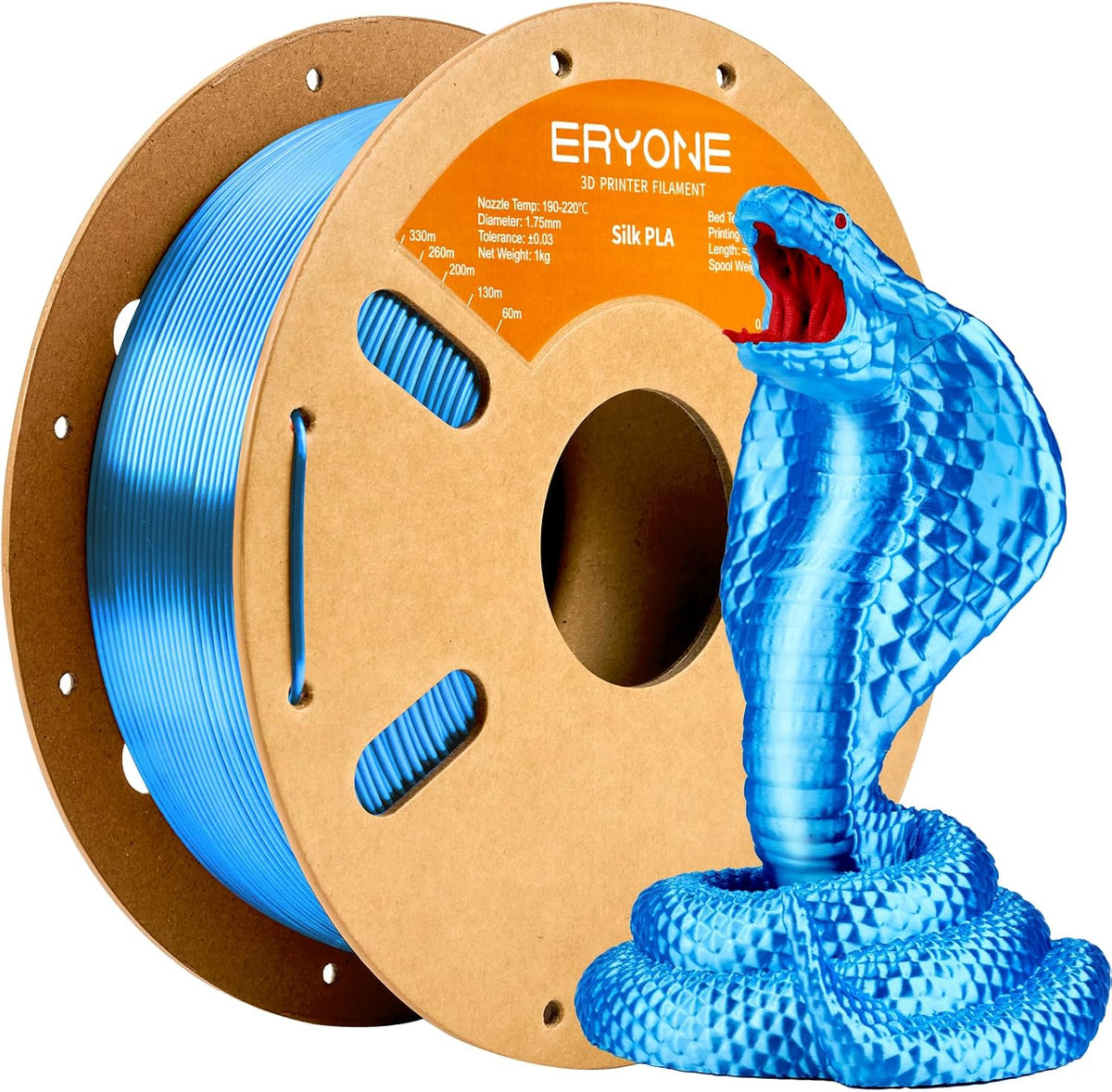 ERYONE Filamento PLA de seda para impresora 3D de 0.069 pulgadas +\...