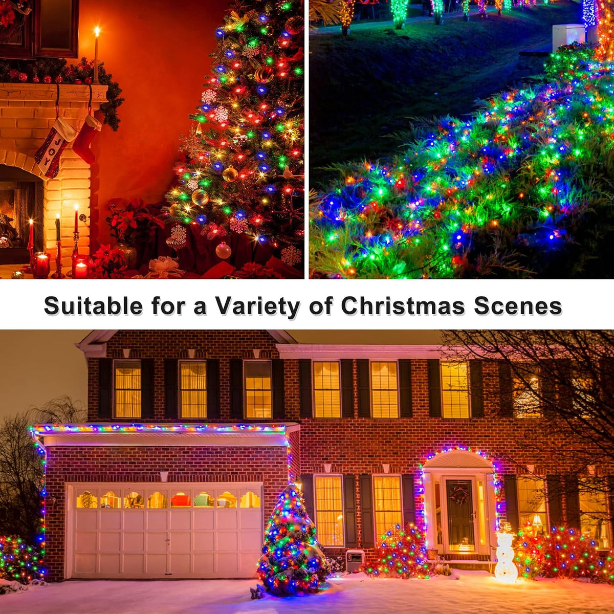 BlcTec Luces de Navidad, 800 luces LED para árbol de Navidad de 272...