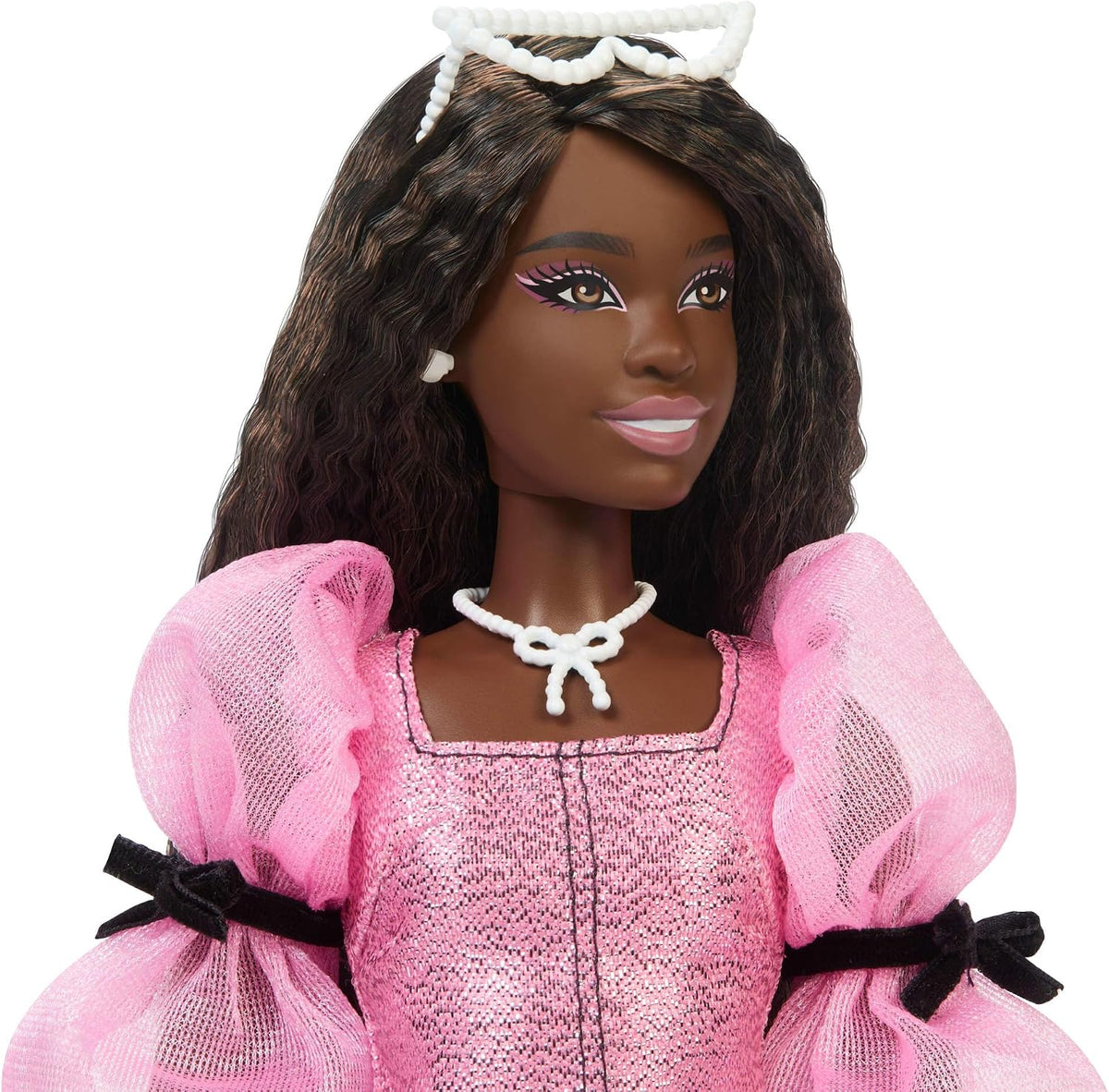 Barbie Muñeca de estilo Deluxe #14 en mini vestido Barbiecore rosa...