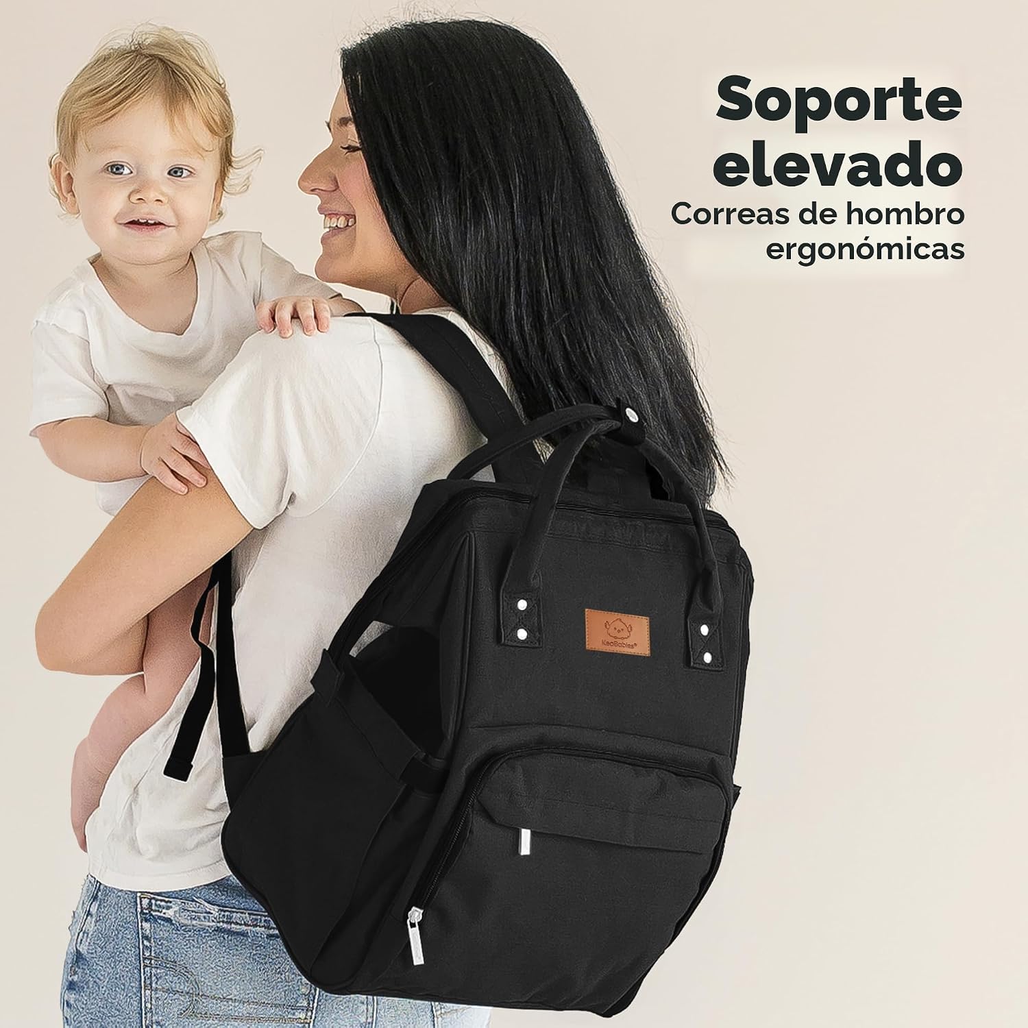 KeaBabies Mochila para pañales de bebé, bolsa de bebé para niños, n...