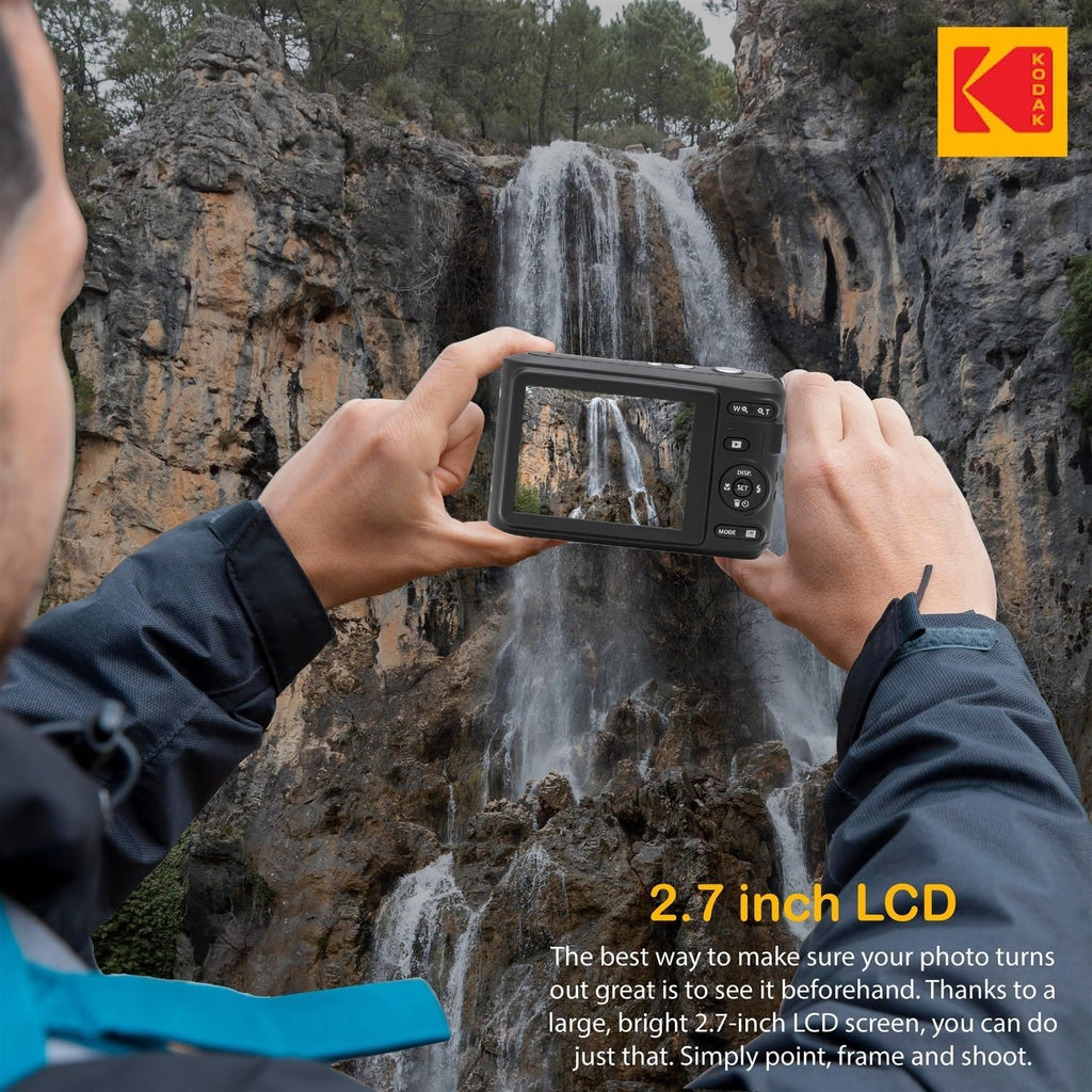 Cámara digital KODAK PIXPRO FZ45 de 16 MP con zoom óptico de 4X, le...