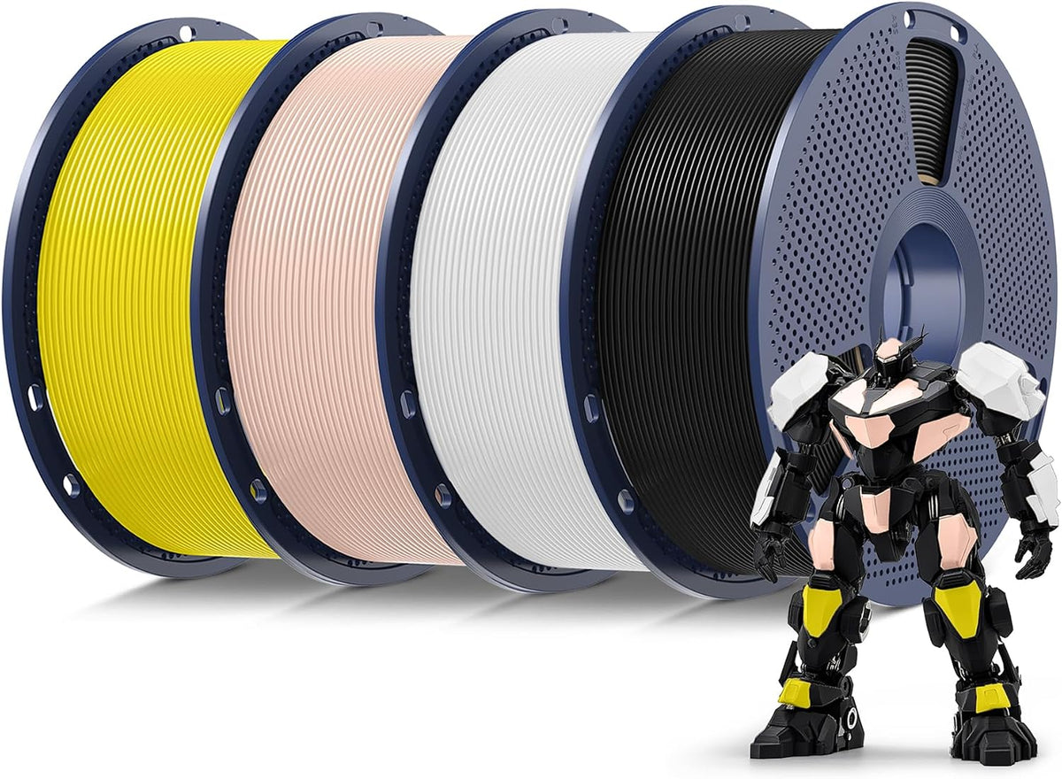 SUNLU Filamento PLA para impresora 3D, multicolor, paquete de 4 | N...