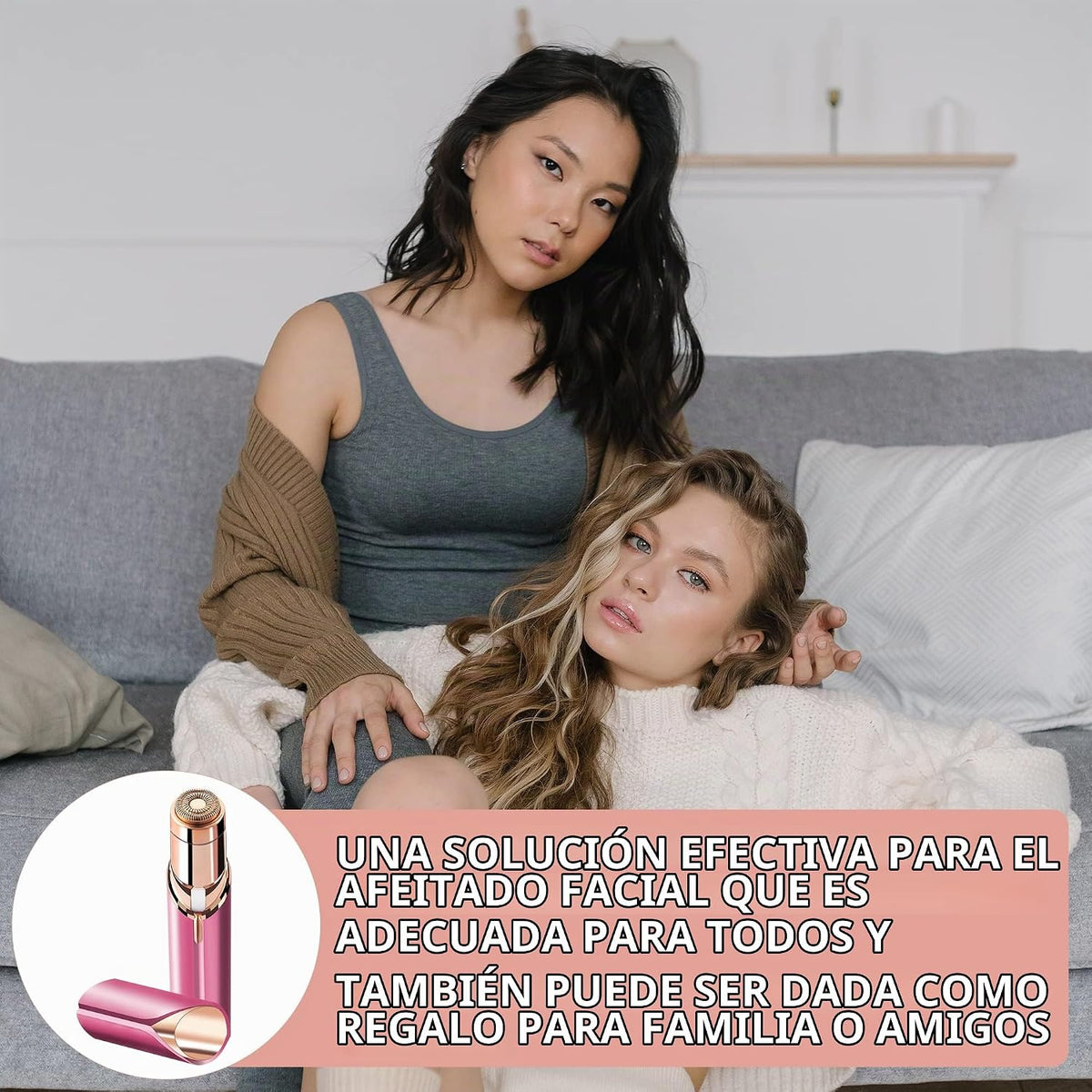Removedor de vello facial para mujeres, como se ve en la televisión...