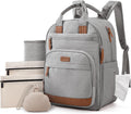 mommore Mochila para pañales con cambiador impermeable, soportes ai...
