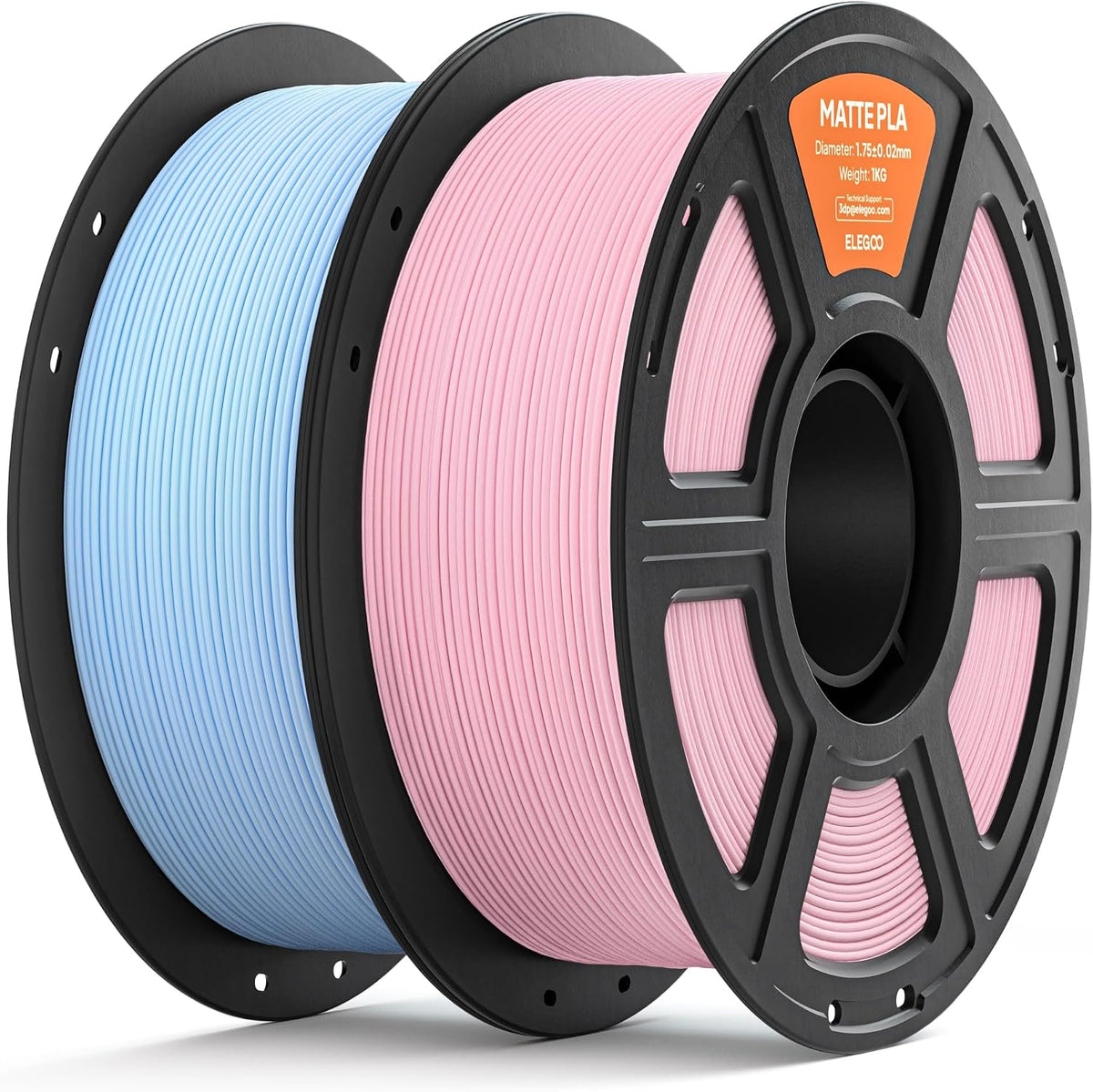 ELEGOO - Filamento de ácido poliláctico mate para impresora 3D de 0...