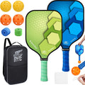 JoncAye Juego de 4 o 2 paletas de Pickleball, raquetas de fibra de...