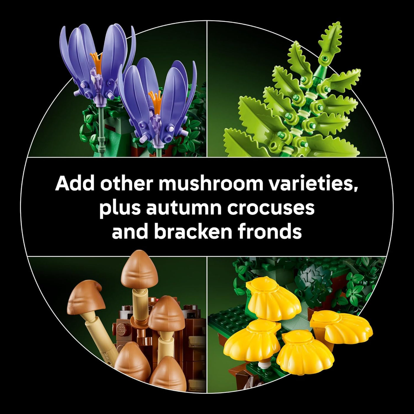 LEGO Botanicals Woodland Mushrooms