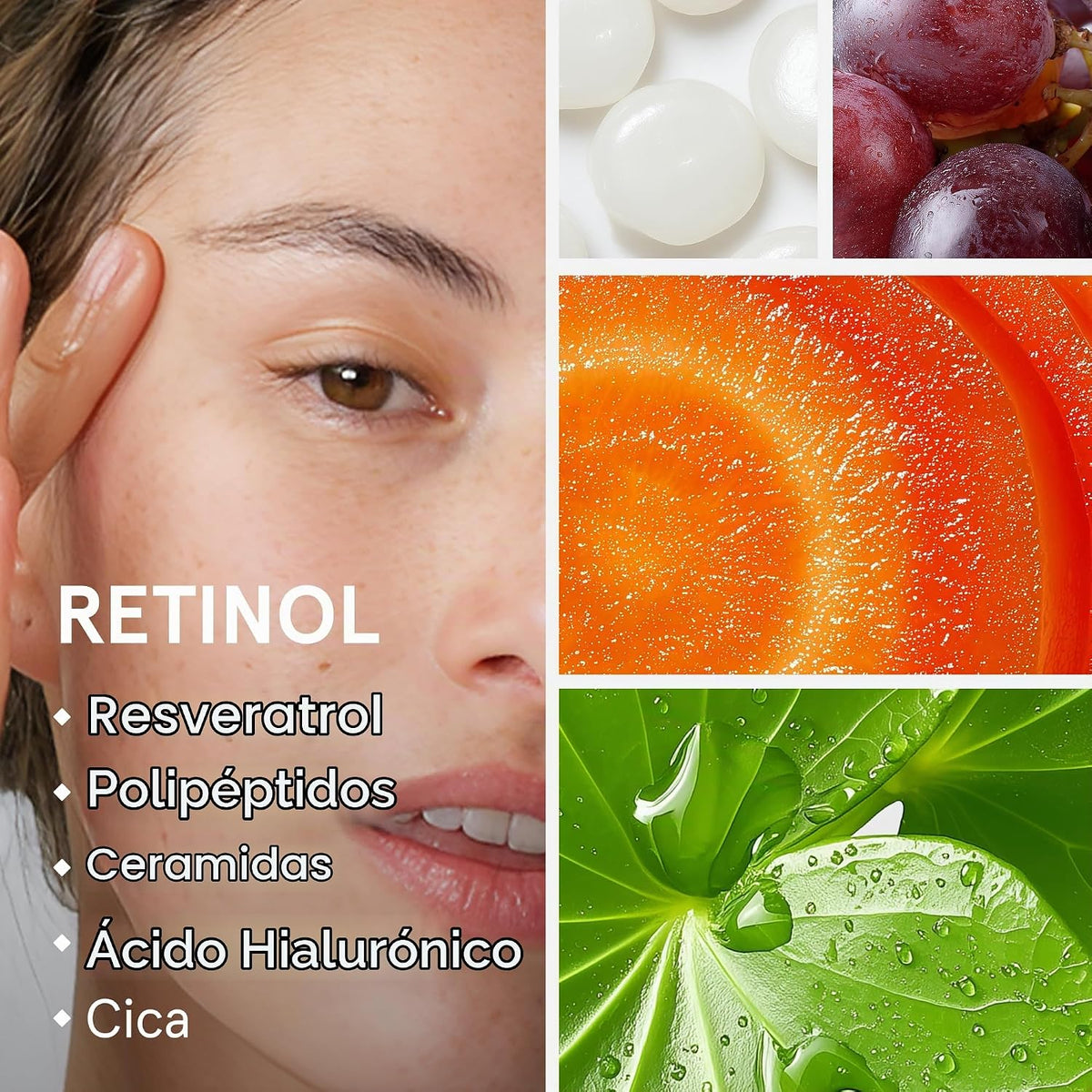 iRestore Suero de retinol para cara, 1% retinol con péptidos y ácid...