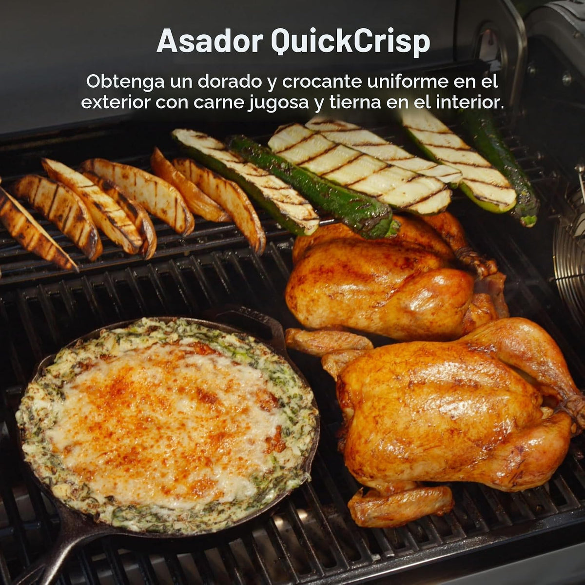 Ninja FlexFlame ProConnect Barbacoa y Ahumador | Sistema de Cocina...