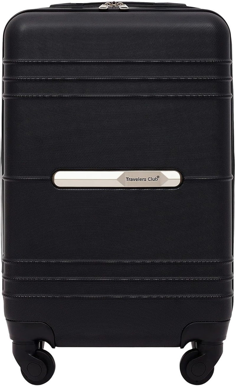 Travelers Club Equipaje de mano Richmond Spinner de 22", Negro