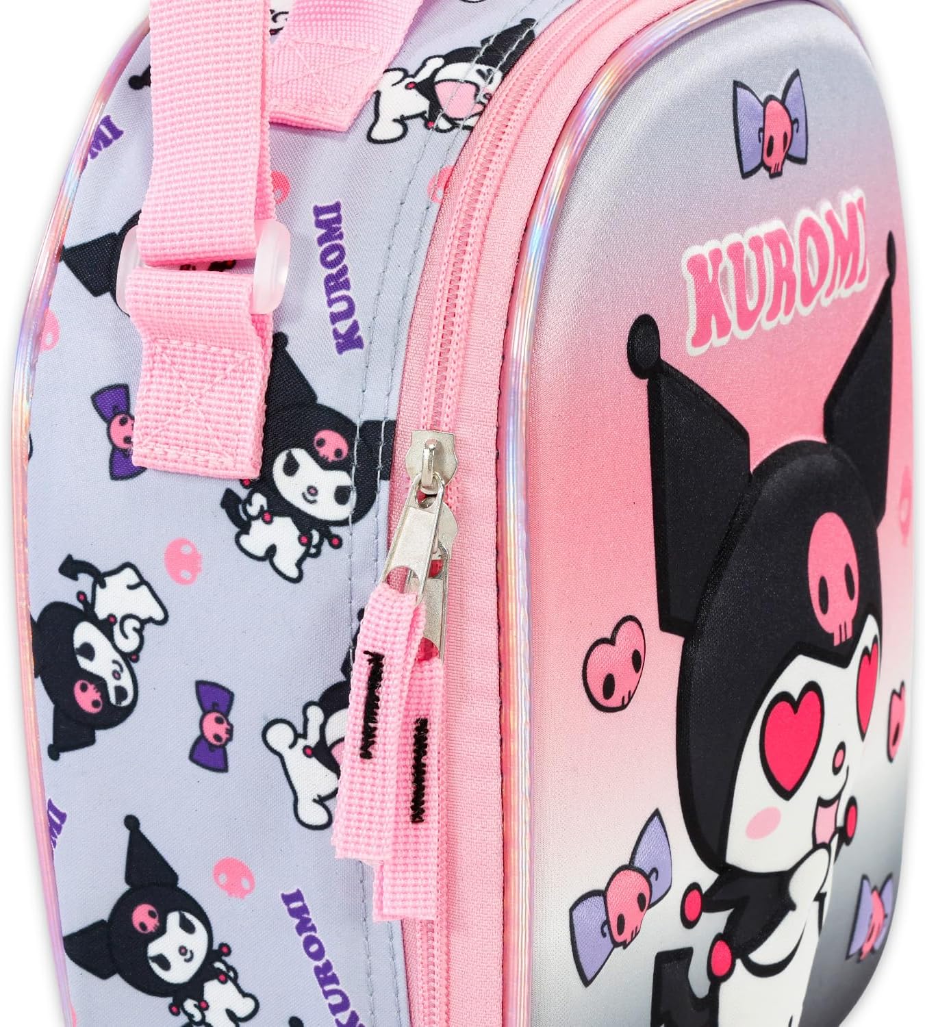 SANRIO Kuromi lonchera para la escuela de niñas, paquete de bolsa d...