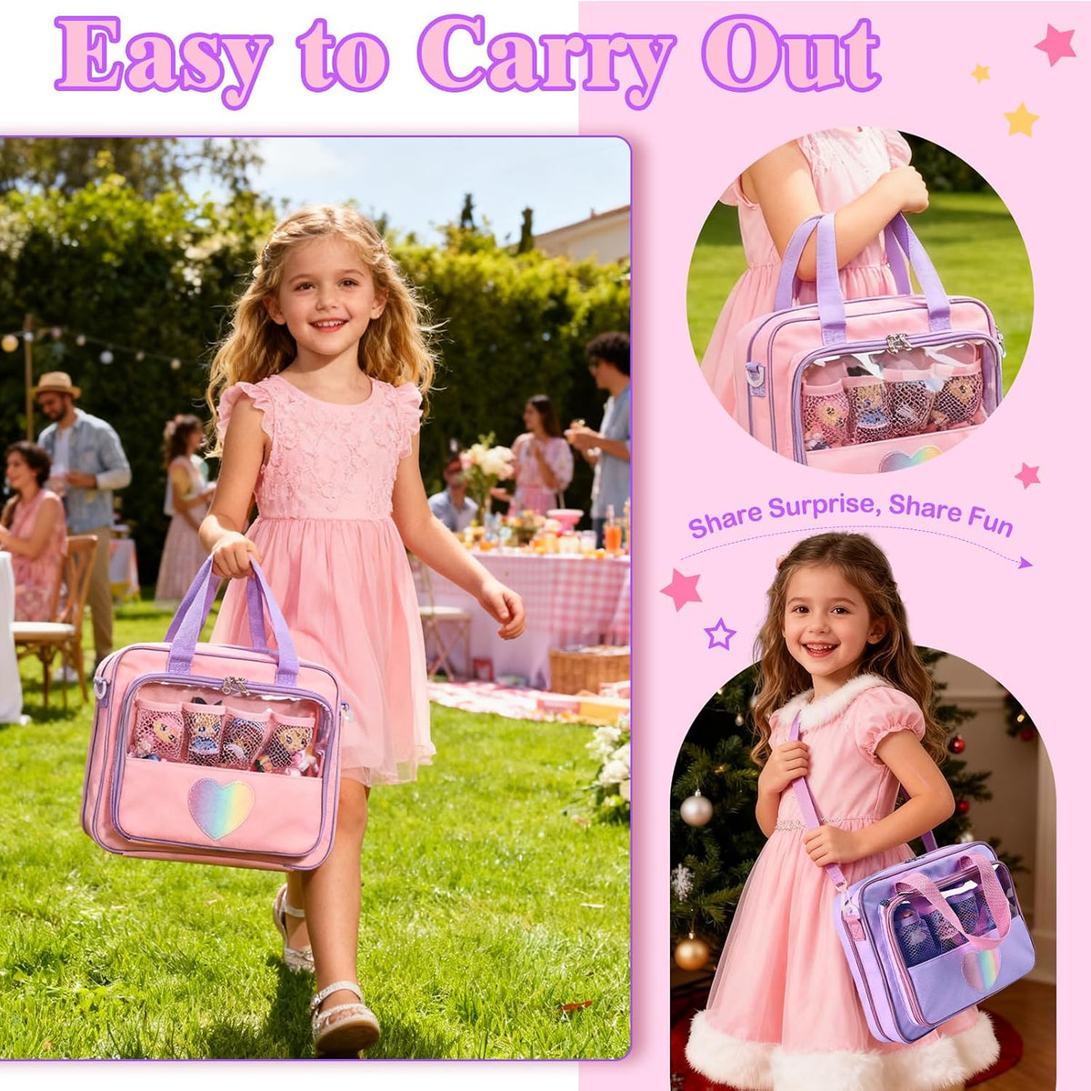 Craflakow - Bolsa de transporte para muñecas compatible con muñecas...