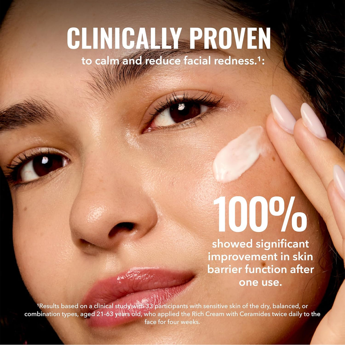 Crema rica en ceramidas Good Molecules, hidratante facial para piel...