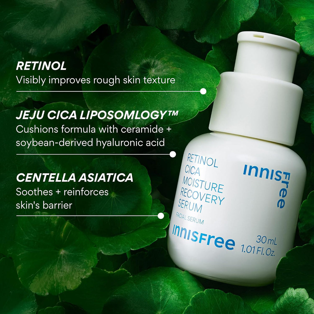 innisfree Retinol Cica Suero Coreano con Ácido Salicílico | Tratami...