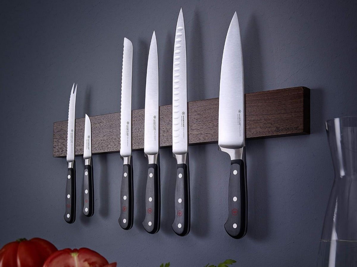 WÜSTHOF Juego de cuchillos de chef clásicos de 2 piezas, color negro