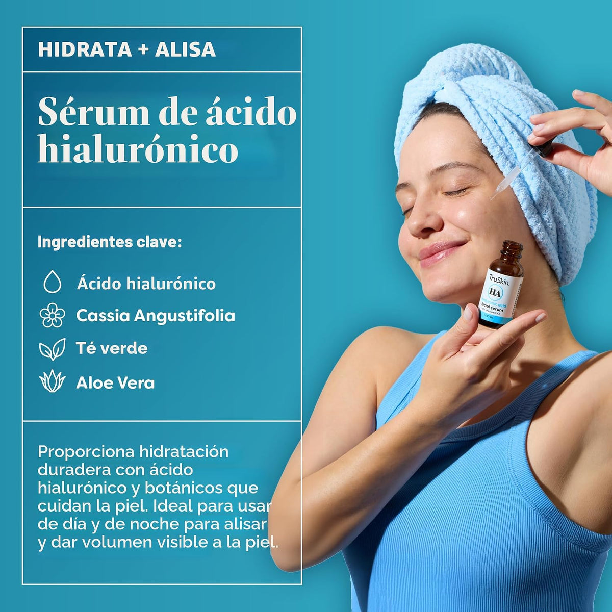 TruSkin Serum Trio con vitamina C, retinol y ácido hialurónico, 1 f...