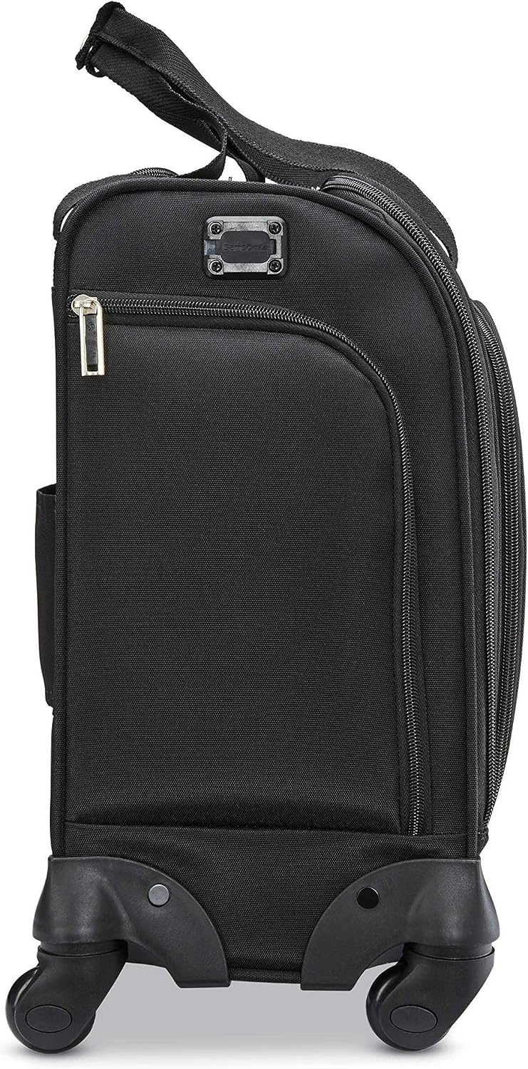 Samsonite Equipaje de mano debajo del asiento con puerto USB, Negro...