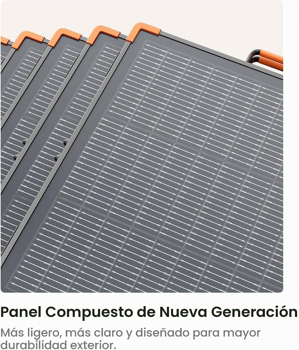 ZOUPW Panel solar portátil bifacial de 110 W, tipo N 16BB 25% carga...