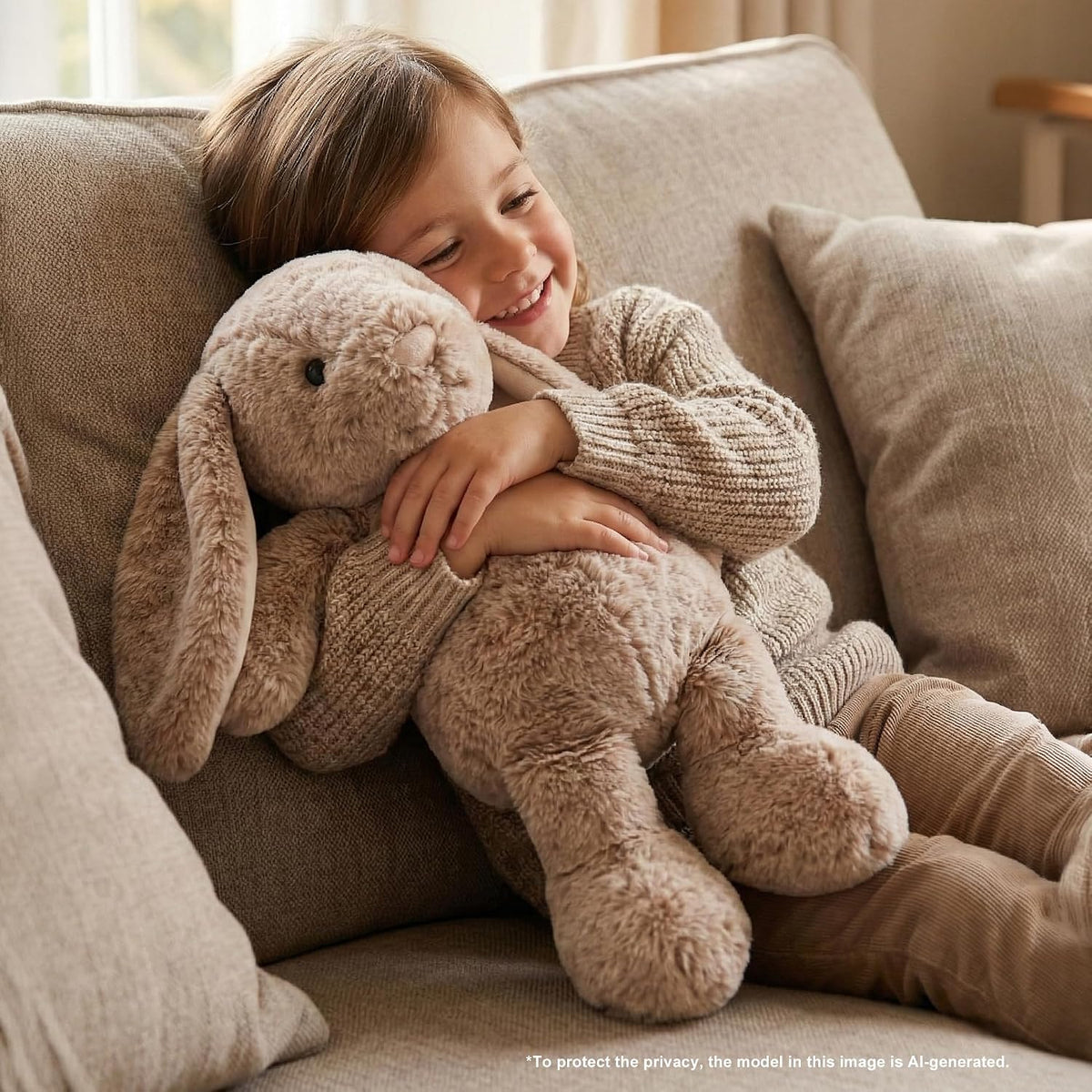 WEIGEDU Animales de peluche de conejo para niños, niñas, niños, beb...