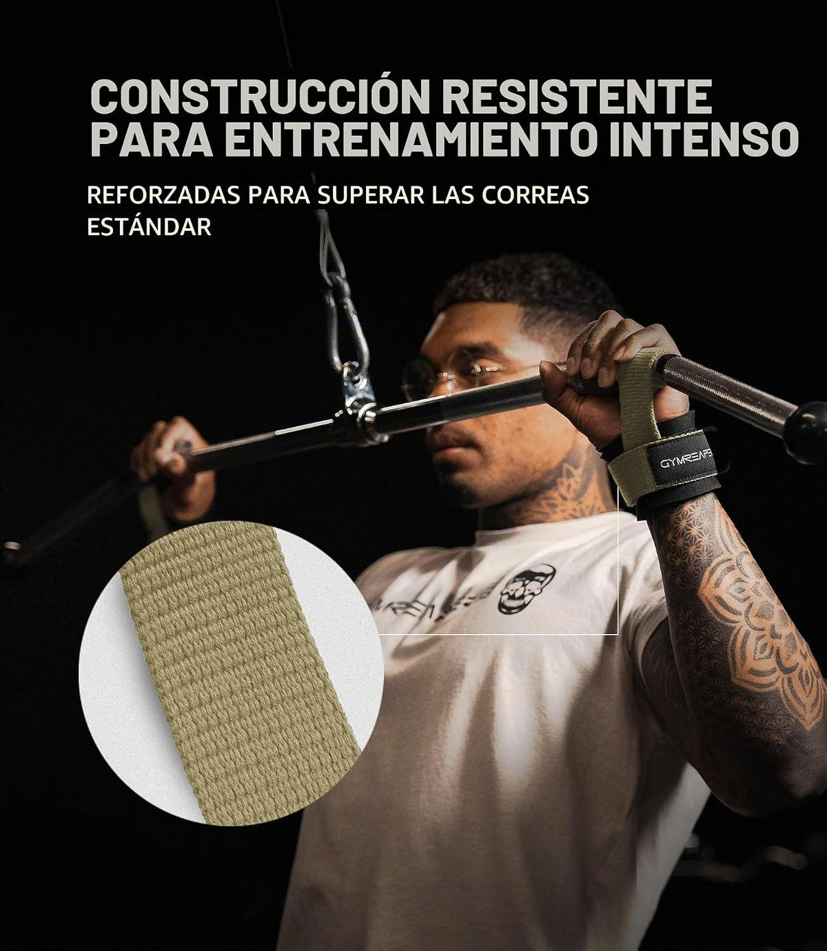 Gymreapers Correas de Levantamiento de Pesas con Clavija - Correas...