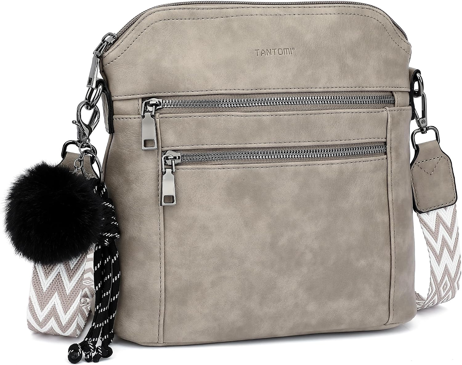 Bolso bandolera TANTOMI para mujer: bolso de mano de piel sintética