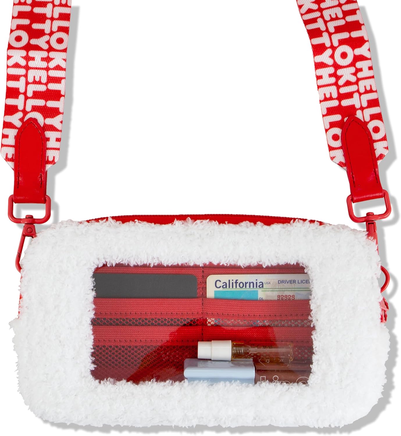 Sonix x Sanrio - Cartera de felpa para teléfono, bolso cruzado de p...