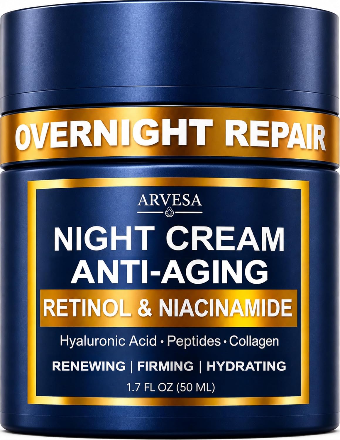Crema de noche para mujeres antienvejecimiento - Hidratante nocturn...