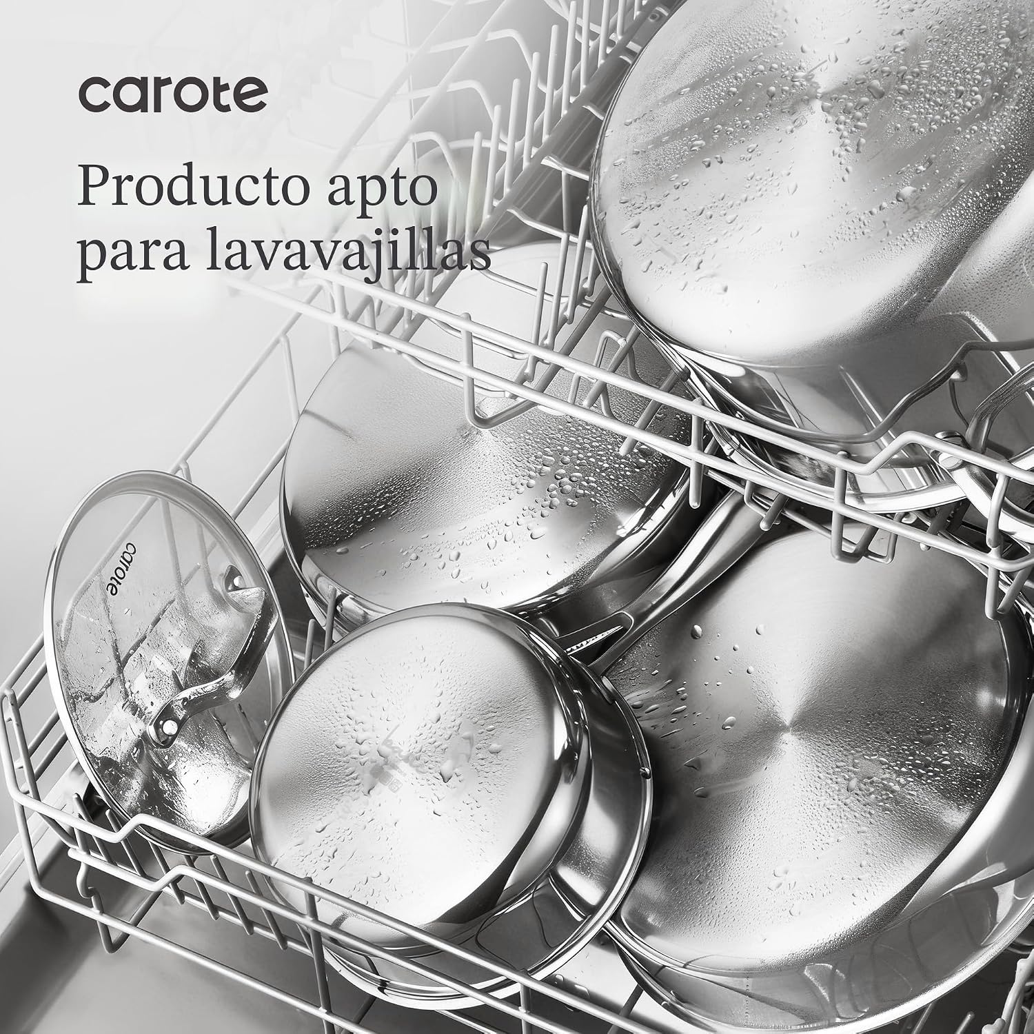 CAROTE - Juego de 21 utensilios de cocina de acero inoxidable de tr...