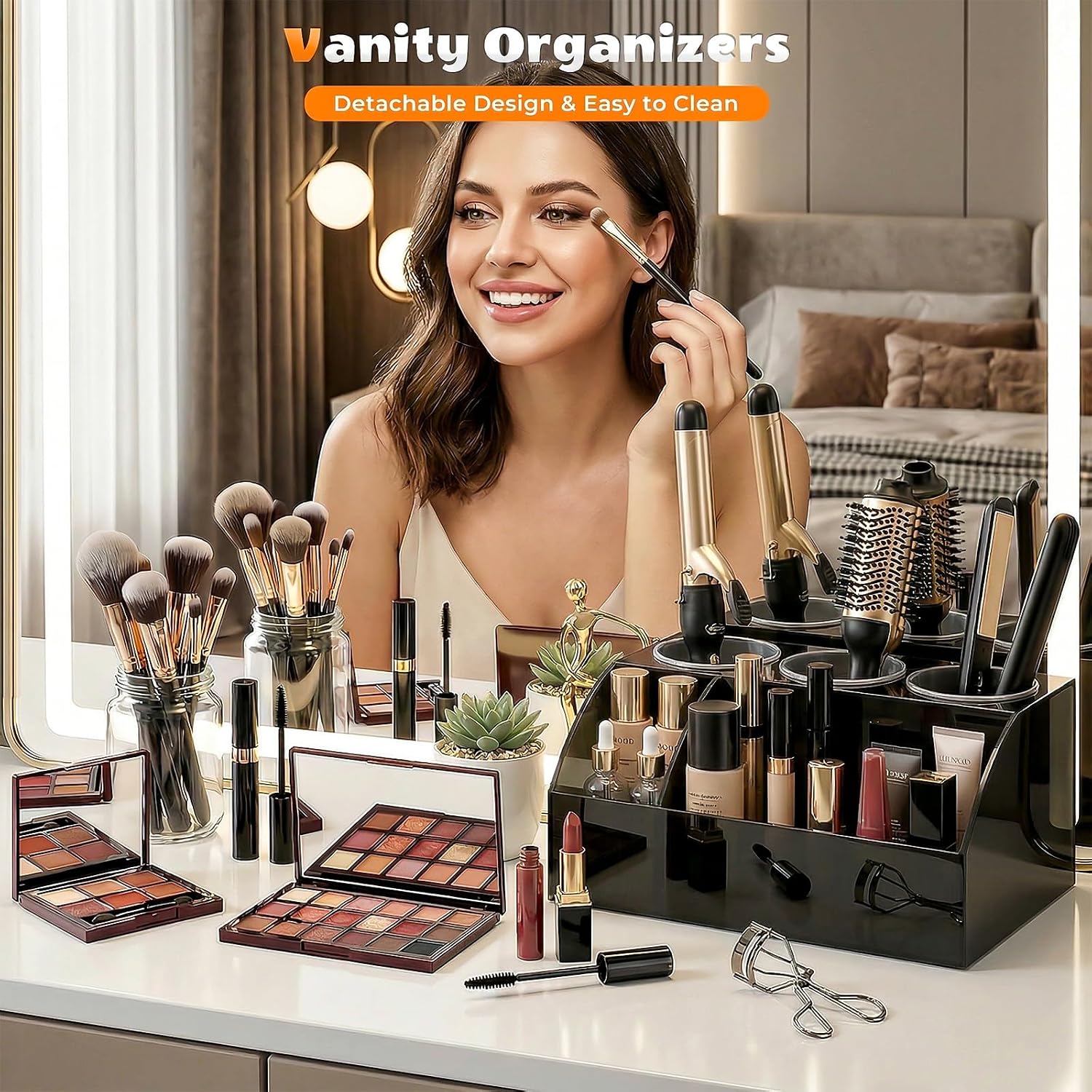 Organizador de herramientas para el cabello, organizador y almacena...