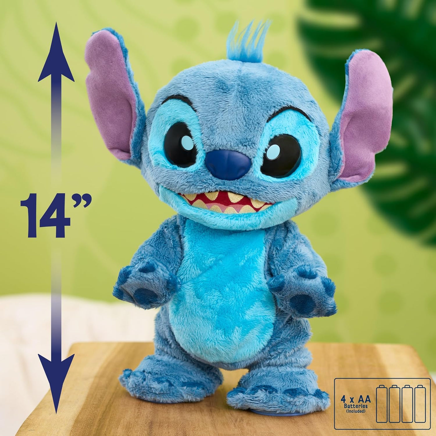Peluche interactivo Disney Stitch Doble Problema | Más de 50 sonido...