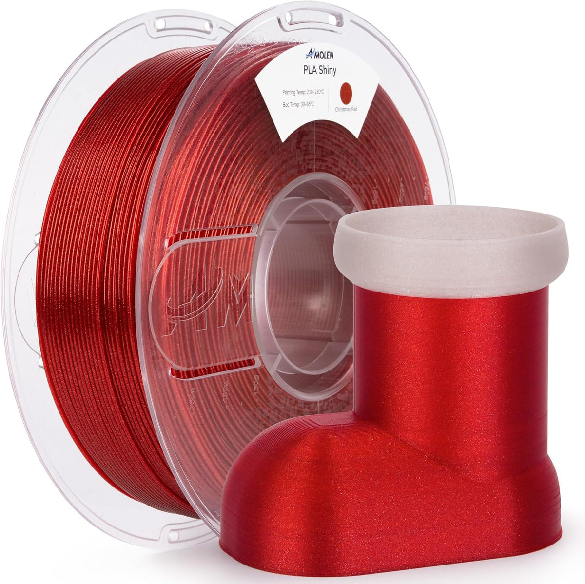 AMOLEN - Filamento de ácido poliláctico para impresora 3D, 0.06 pul...