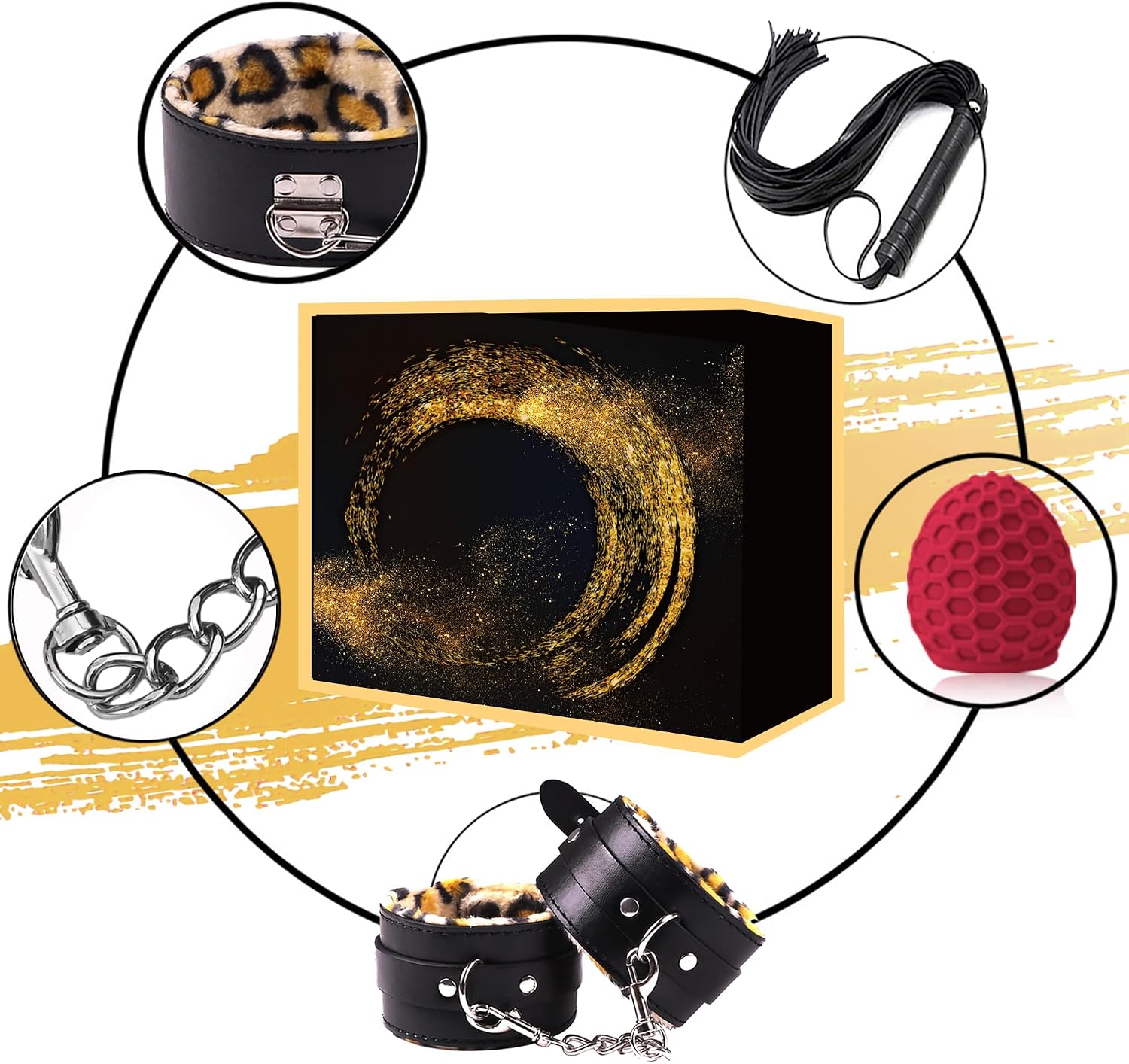 Kit de BDSM de 30 piezas, kit de bondage para adultos, kit de jugue...
